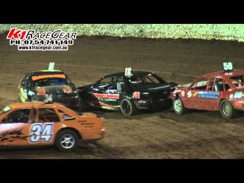 Modified Sedans - Heat 4 - Kingaroy Speedway - 04.05.2013