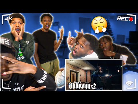 AMERICANS REACT TO DIGGA D - BLUUWUU 2 FT. SAV'O x TY x RACK5 x HORRID1 x MSKUM x DODGY x ZK!