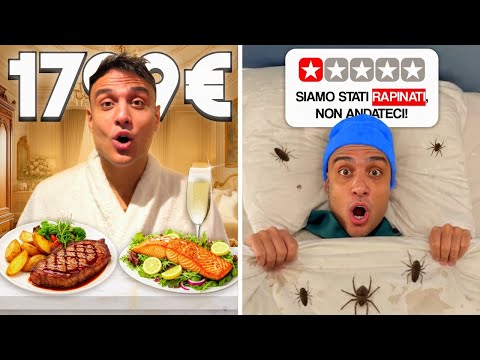 Sopravvivere 24H nell'hotel MIGLIORE VS PEGGIORE di Berlino (errore enorme)