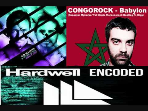 Kid Masive & Mark Le Sal vs Hardwell vs Congorock - Don't cry vs Encoded vs Babylon (Cadigi Mashup)