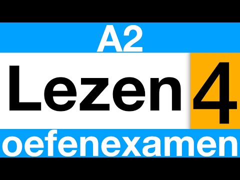 LEZEN A2 INBURGERING oefenexamen 4 2025 NT2 #inburgering #nederlands