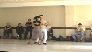 Javier Rodriguez y Geraldine Rojas   lezione di Milonga   Fivizzano 2002 di Francesco El Actor
