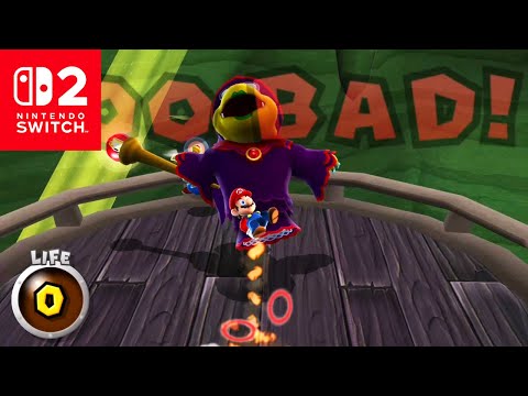 Super Mario Galaxy (Nintendo Switch 2) - 100% Walkthrough Part 18 Gameplay  Ghost Ship Daredevil Run