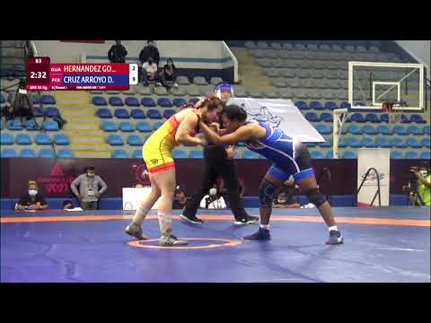 Round 1 WW - 65 kg: S. HERNANDEZ GO (GUA) v. D. CRUZ ARROYO (PER)