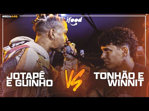 (INCRÍVEL!) JOTAPÊ E NEGROTE X TONHÃO (CE) E WINNIT | PRIMEIRA FASE | BDA 446 (EDIÇÃO DE DUPLAS)
