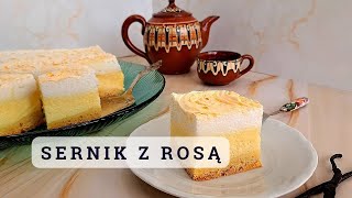 SERNIK Z ROSĄ 😍😍😍 sprawdzony przepis na pyszne ciasto 😍😍