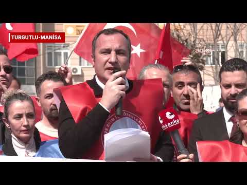 Eğitim-İş Genel Başkanı Kadem Özbay - Turgutlu İnci Üzmez MTA Lisesi Basın Açıklaması | EĞİTİM İŞ