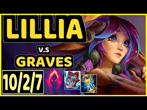 CINKROF (LILLIA) vs GRAVES - 10/2/7 KDA JUNGLE GAMEPLAY - EUW Ranked GRANDMASTER