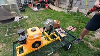 Chinese Diesel Engine charging 48 volt batteries