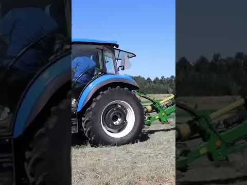 Enjoy the satisfaction of watching a McHale rake in action! #mchale #tractors #brimtractor