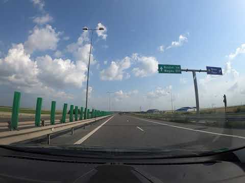 Driving from Constanta, Romania to Bucharest, Romania