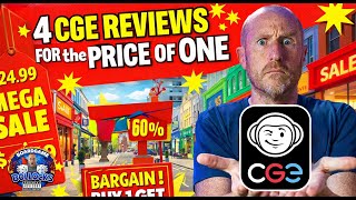 4 CGE Boardgame Reviews For The Price Of One!