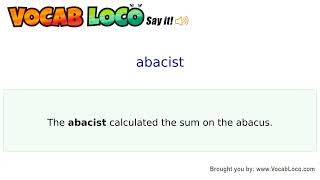 Video thumbnail for abacist