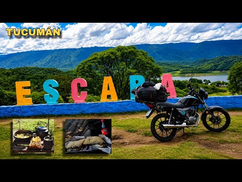 ACAMPANDO sólo y COMIENDO rico 🏕️😋 | Conociendo el DIQUE ESCABA Tucumán 🌱