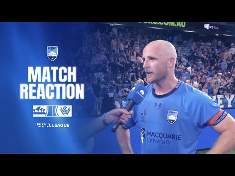 Rhyan Grant | Match Reaction WSW (H) - Isuzu UTE A-League 2025/26 Round 15