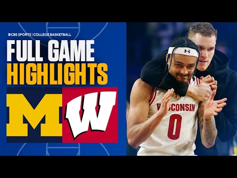#2 Michigan Wolverines vs. Wisconsin Badgers | Full Game Highlights I College Basketball