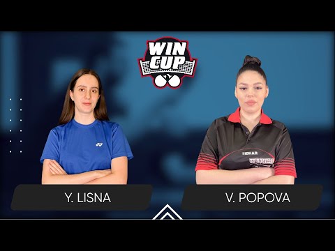 12:00 Yaroslava Lisna - Valeriia Popova 09.07.2025 WINCUP Women Professional. TABLE 1