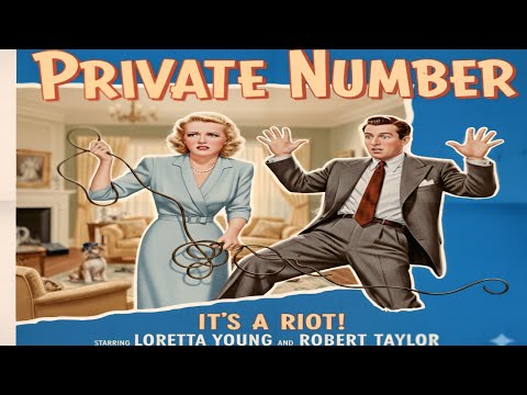 Comedy "Private Number "(1936) Starring Loretta Young and Robert Taylor/ Film in English