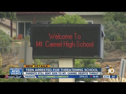 15-year-old student arrested in connection to threats made at Mt. Carmel High School