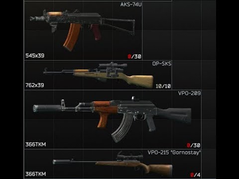Best guns for early wipe escape from tarkov level 1 traders (fast)