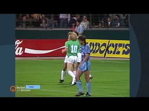 1987/1988 10. Spieltag Werder Bremen - Waldhof Mannheim