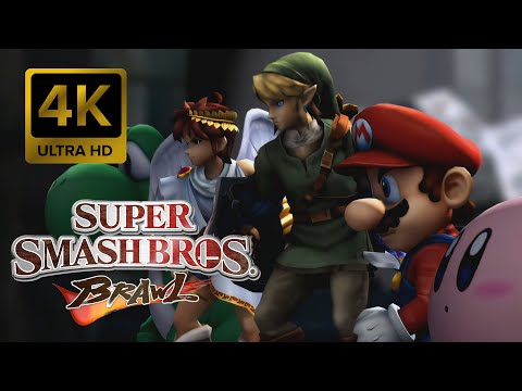 Super Smash Bros. Brawl Opening [Remastered 4K 60FPS]