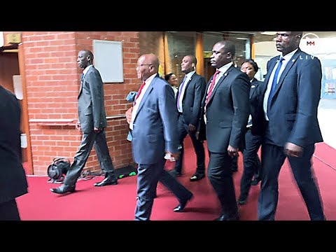 Jacob and Duduzane Zuma arrive at Pietermaritzburg High Court
