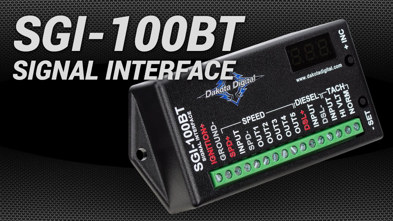 SGI-100BT Universal Speed & Tach Interface