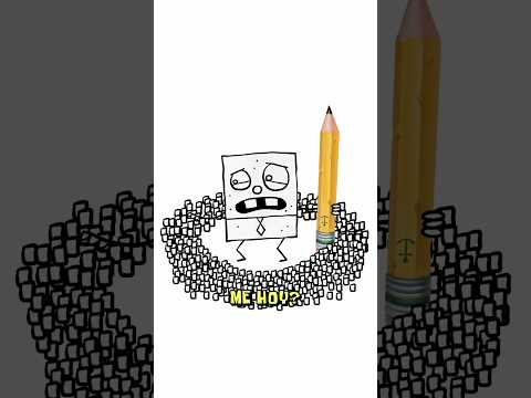 DoodleBob clones HIMSELF 😅 | SpongeBob #shorts