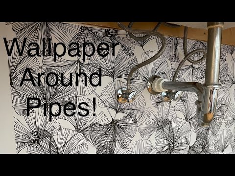 How to Wallpaper Around Pipes - Spencer Colgan