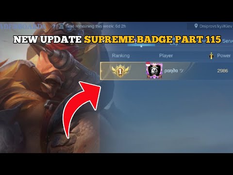 SEPTEMBER UPDATE SUPREME BADGE PART 115 | FAKE GPS MOBILE LEGENDS 2023