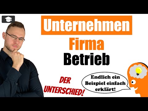 Difference between business, company, and firm explained with an example