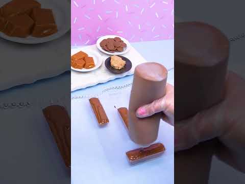 Homemade Milky Way Candy Bar #chocolaterecipes #shortsviral