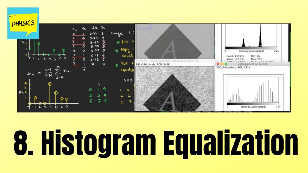 8. Histogram Equalization | solved numerical |