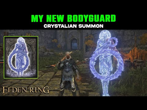 My New Bodyguard in Elden Ring - How to Get CRYSTALIAN ASHES Location Guide (Secret Location Summon)