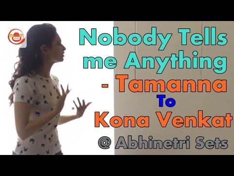 Funny Behind the Scenes Video of Abhinetri Movie Team Photo Shoot- Tammanah, PrabhuDeva, Kona Venkat