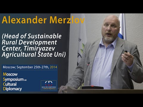 Alexander Merzlov (Head of Sustainable Rural Development Center, Timiryazev Agricultural State Uni)