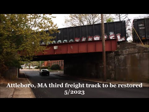 Unused freight siding to be restored - Attleboro, MA - 5/2023