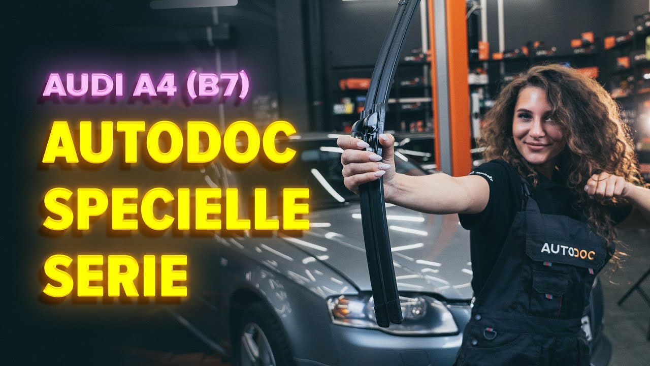 Cómo cambiar: escobillas limpiaparabrisas de la parte delantera - Audi A4 B7 | Guía de sustitución