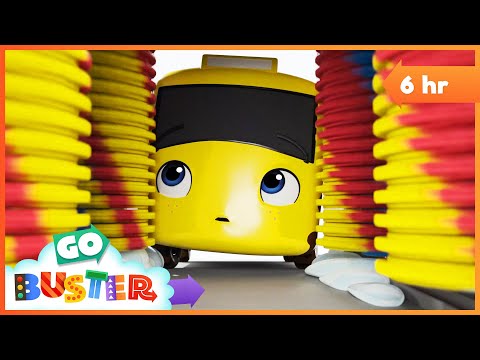 Buster And The Carwash | Go Buster - Bus Cartoons & Kids Stories