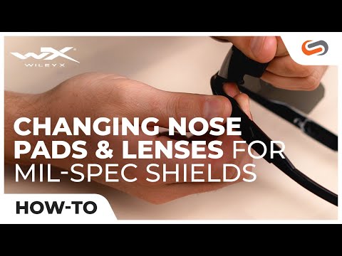 How to Change Wiley X Lenses & Nose Pads on Your Wiley X MIL-SPEC Shields