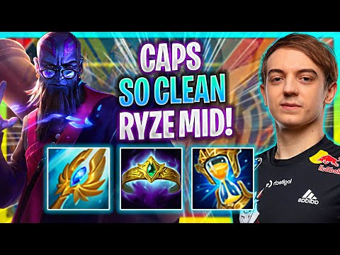 CAPS IS SO CLEAN WITH RYZE! | G2 Caps Plays Ryze Mid vs Syndra! | Preseason 2023