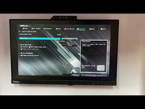 How to enable TPM & Secure boot in Asrock A320M / B450 motherboards