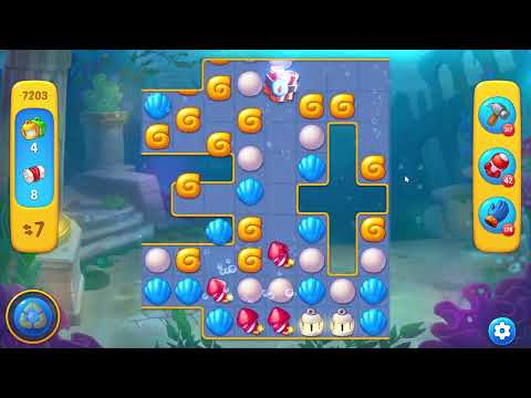 Fishdom 7203 Level - 18 moves - NO BooSTERS