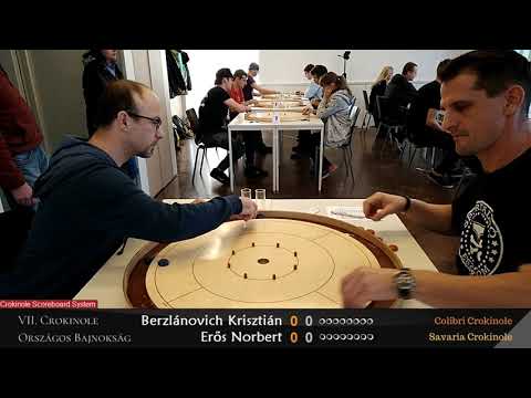 VII. Crokinole OB - Alapszakasz - Berzlánovich Krisztián vs Erős Norbert