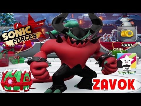 Sonic Forces - Zavok Unlocked New Character - Gameplay Walkthrough (iOS,Android)