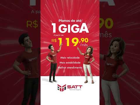 1 GIGA em MATO GROSSO! SATT Tecnologia