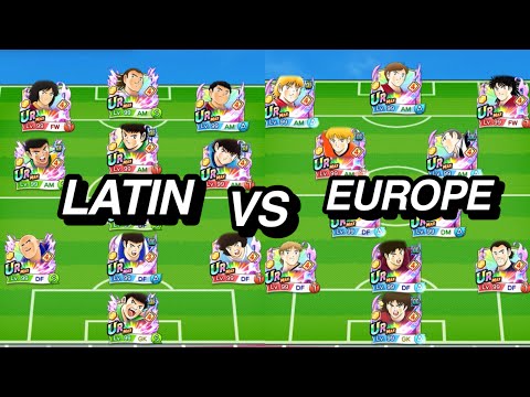 VS 30MINUTE MIRACLE! BEST LATIN ALL STARS VS BEST EUROPE ALL STARS CAPTAIN TSUBASA DREAM TEAM