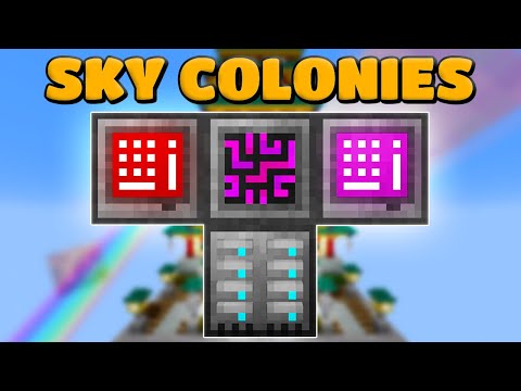EARLY GAME STORAGE SYSTEM SETUP! SkyColonies EP3 | Modded Minecraft 1.16