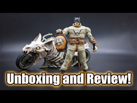 McFarlane DC multiverse Last Knight On Earth Batman Unboxing and Review!